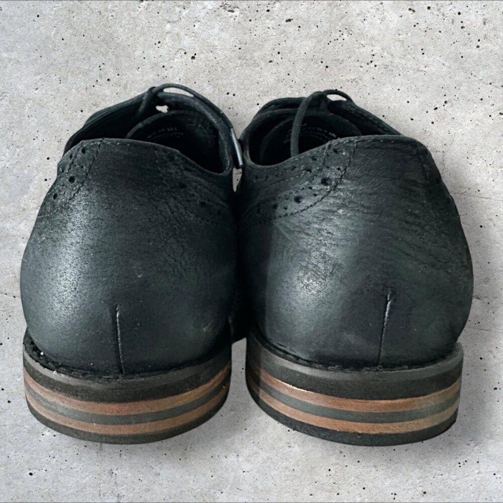 Men's Aetrex Dalton Wing Tip Oxford Shoes in Black - Size 12.5 - Picture 6 of 14